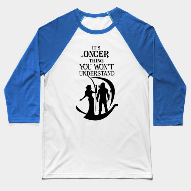 OUAT T-Shirt. Outlaw Queen. Baseball T-Shirt by KsuAnn